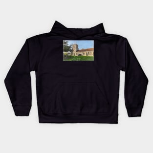 Blewbury Church in Oxfordshire Kids Hoodie